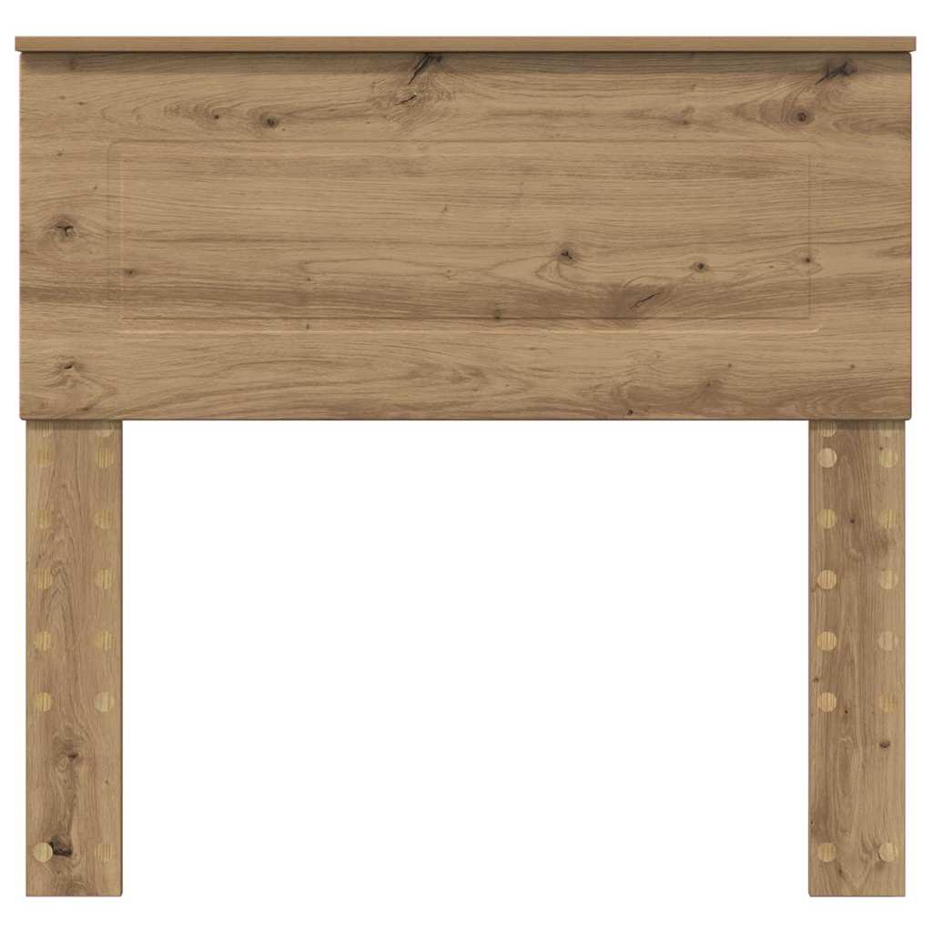 vidaXL Κεφαλάρι με κεφαλάρι Artisan Oak 75 cm Επεξεργασμένο ξύλο