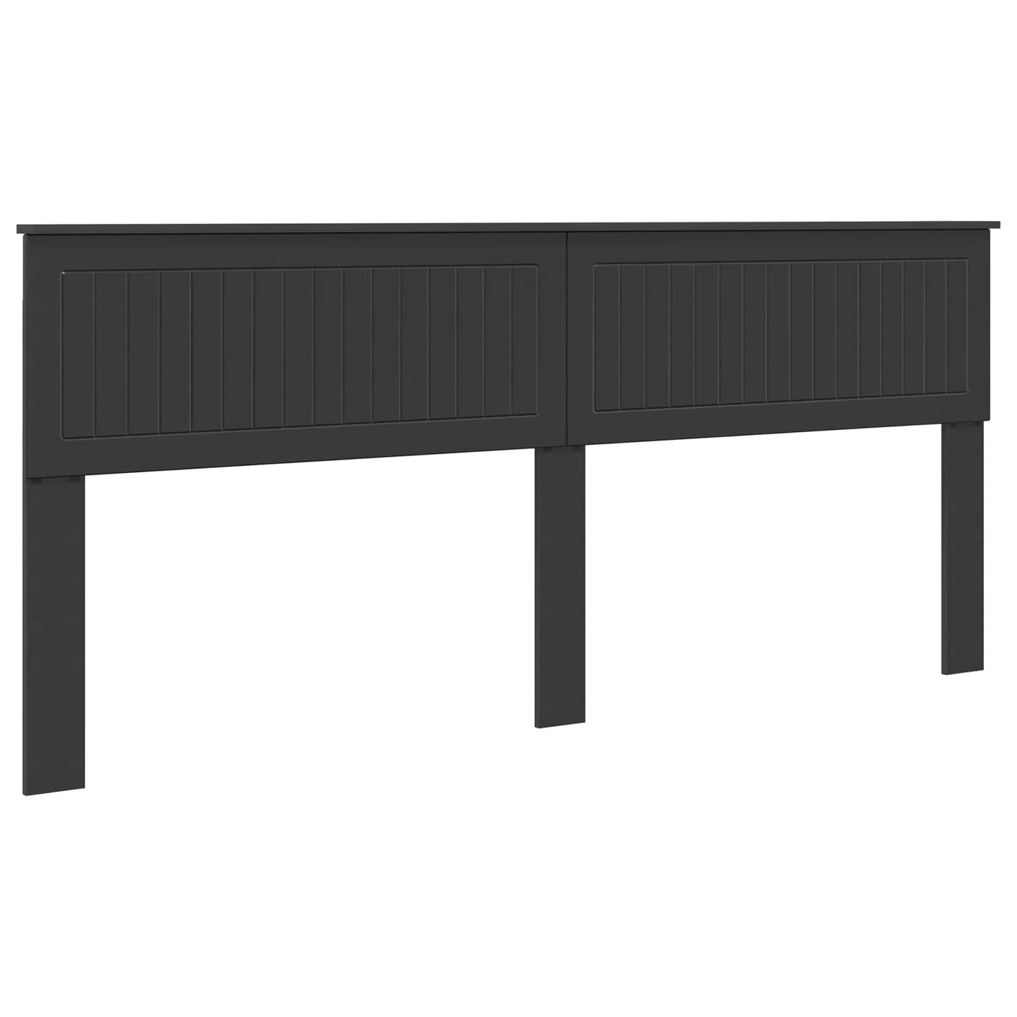 vidaXL Κεφαλάρι Μαύρη Οξυά Επεξεργασμένο ξύλο