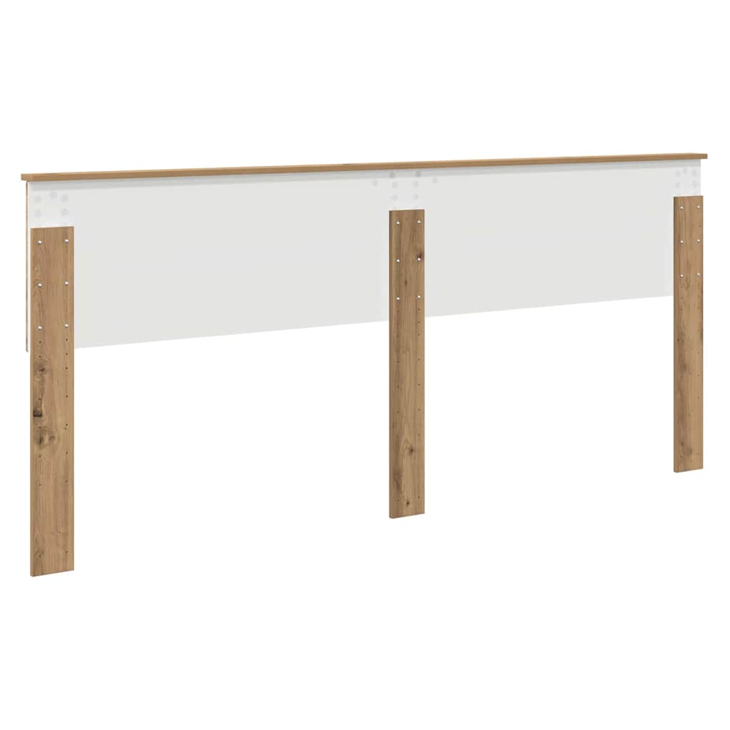 vidaXL Κεφαλάρι με κεφαλάρι Artisan Oak 200 cm Επεξεργασμένο ξύλο