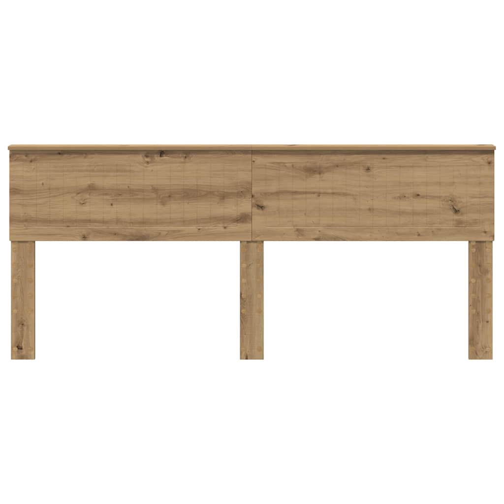 vidaXL Κεφαλάρι με κεφαλάρι Artisan Oak 200 cm Επεξεργασμένο ξύλο