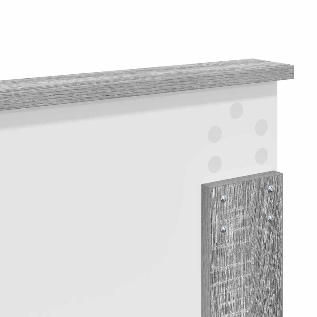 vidaXL Κεφαλάρι με κεφαλάρι Γκρίζο Σονομα 180 cm Επεξεργασμένο ξύλο