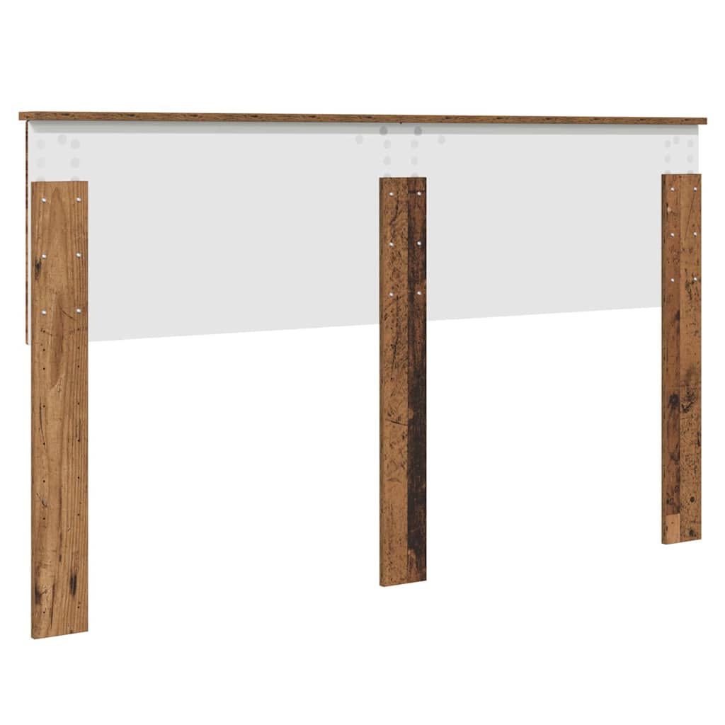 vidaXL Κεφαλάρι με κεφαλάρι Παλιό Ξύλο 150 cm Επεξεργασμένο ξύλο