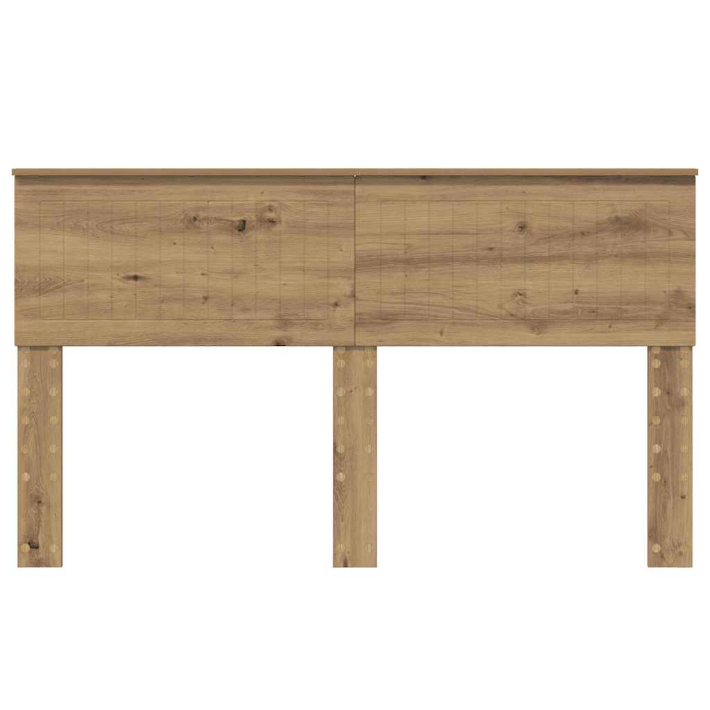 vidaXL Κεφαλάρι με κεφαλάρι Artisan Oak 150 cm Επεξεργασμένο ξύλο