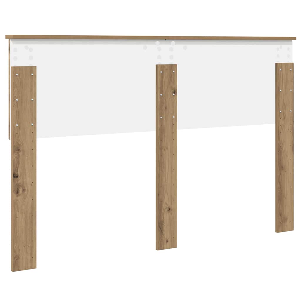 vidaXL Κεφαλάρι με κεφαλάρι Artisan Oak 140 cm Επεξεργασμένο ξύλο