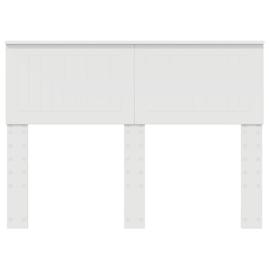 vidaXL Κεφαλάρι με κεφαλάρι Λευκό 120 cm Επεξεργασμένο ξύλο