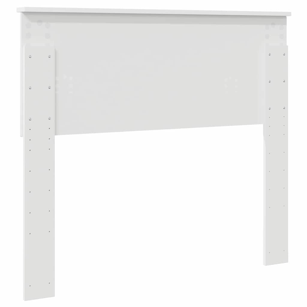 vidaXL Κεφαλάρι με κεφαλάρι Λευκό 100 cm Επεξεργασμένο ξύλο