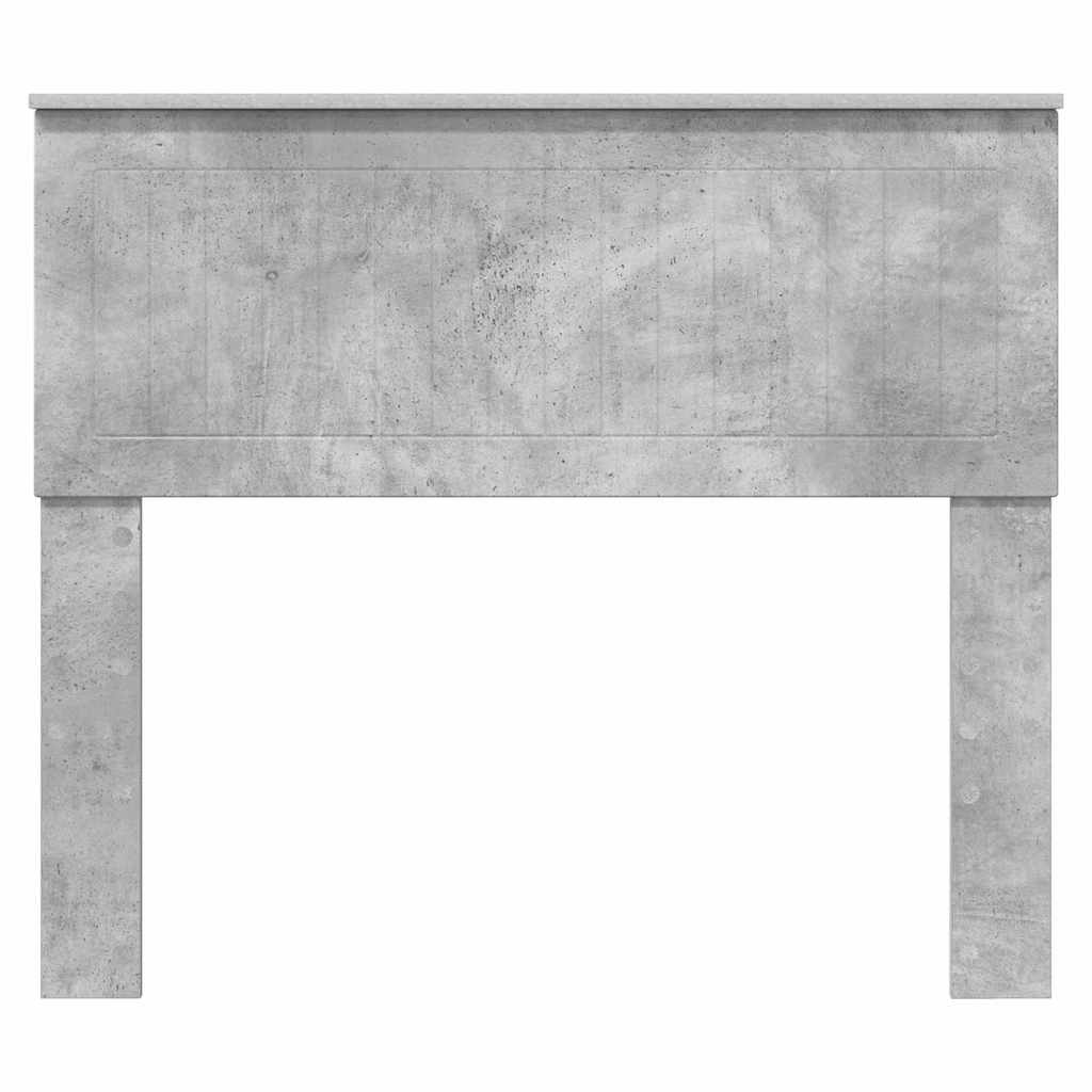 vidaXL Κεφαλάρι με κεφαλάρι Σκυρόδεμα Γκρι 100 cm Επεξεργασμένο ξύλο