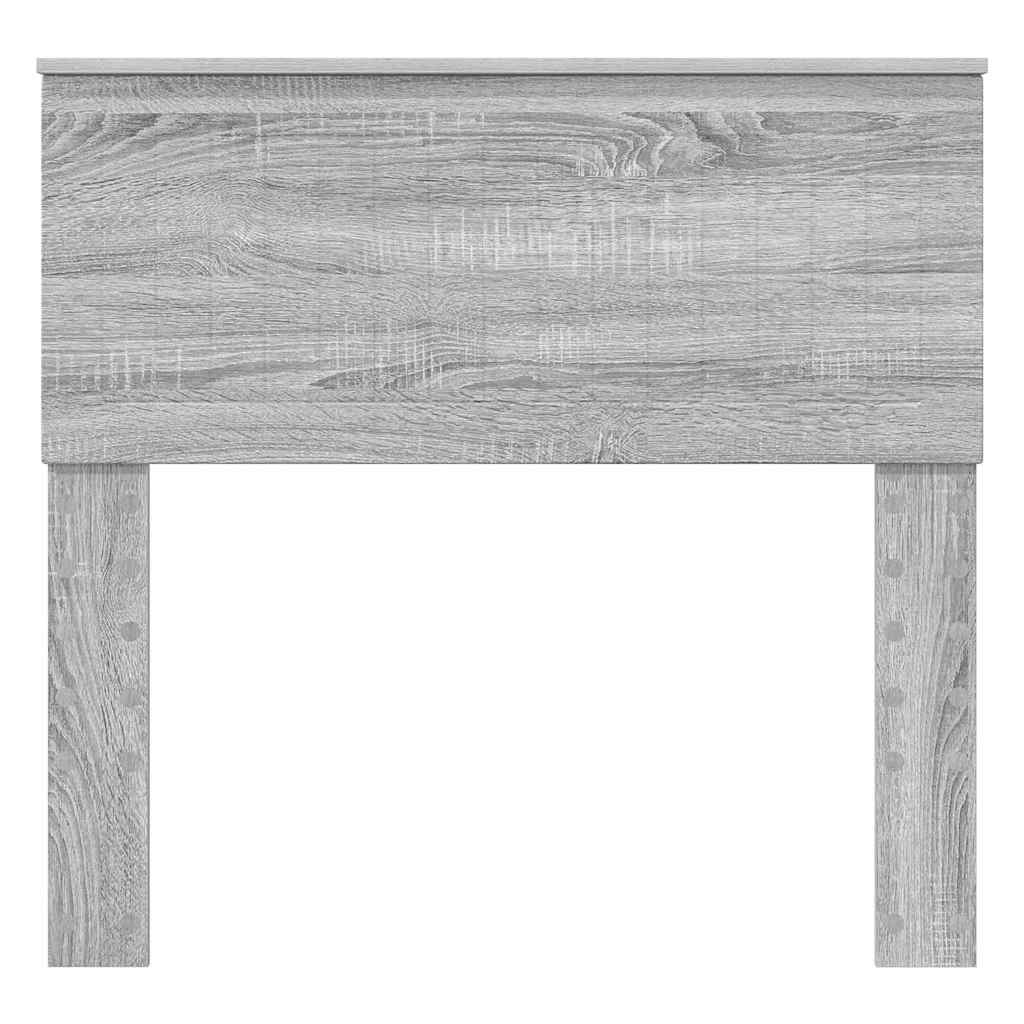 vidaXL Κεφαλάρι με κεφαλάρι Γκρίζο Σονομα 90 cm Επεξεργασμένο ξύλο