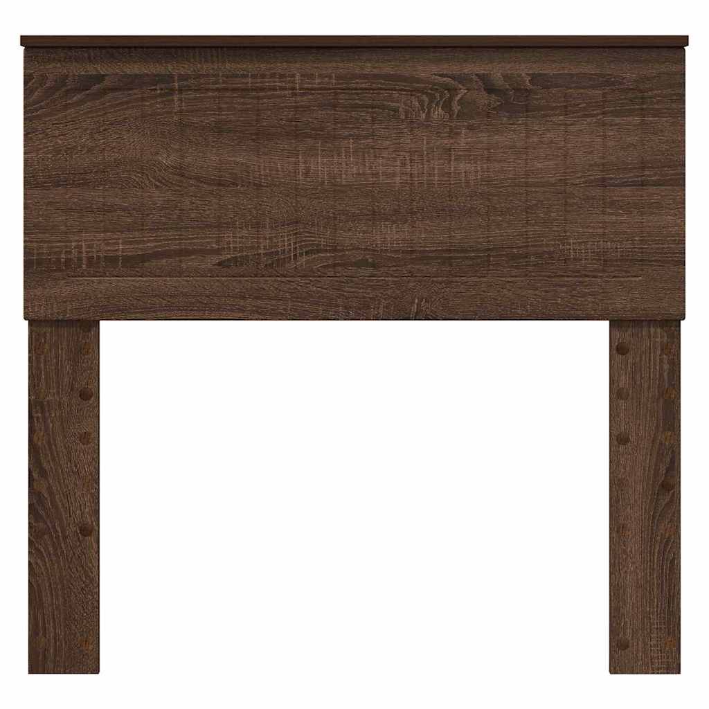 vidaXL Κεφαλάρι με κεφαλάρι Καφέ δρυς 90 cm Επεξεργασμένο ξύλο