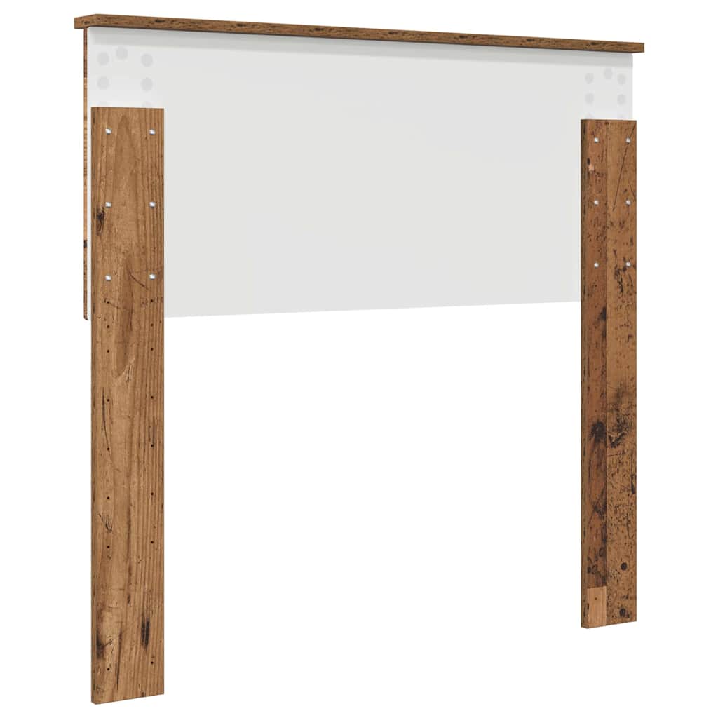 vidaXL Κεφαλάρι με κεφαλάρι Παλιό Ξύλο 90 cm Επεξεργασμένο ξύλο