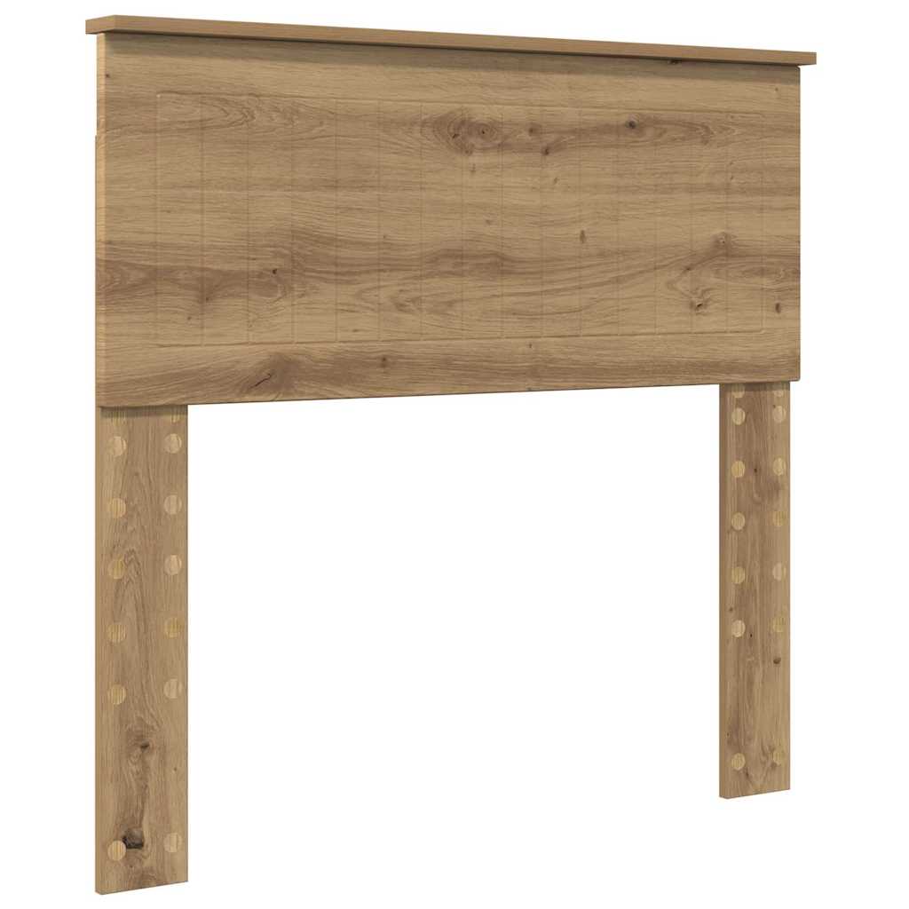 vidaXL Κεφαλάρι με κεφαλάρι Artisan Oak 90 cm Επεξεργασμένο ξύλο