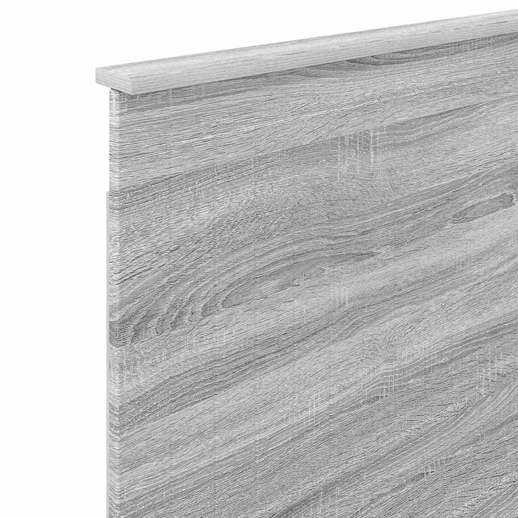 vidaXL Κεφαλάρι με κεφαλάρι Γκρίζο Σονομα 80 cm Επεξεργασμένο ξύλο