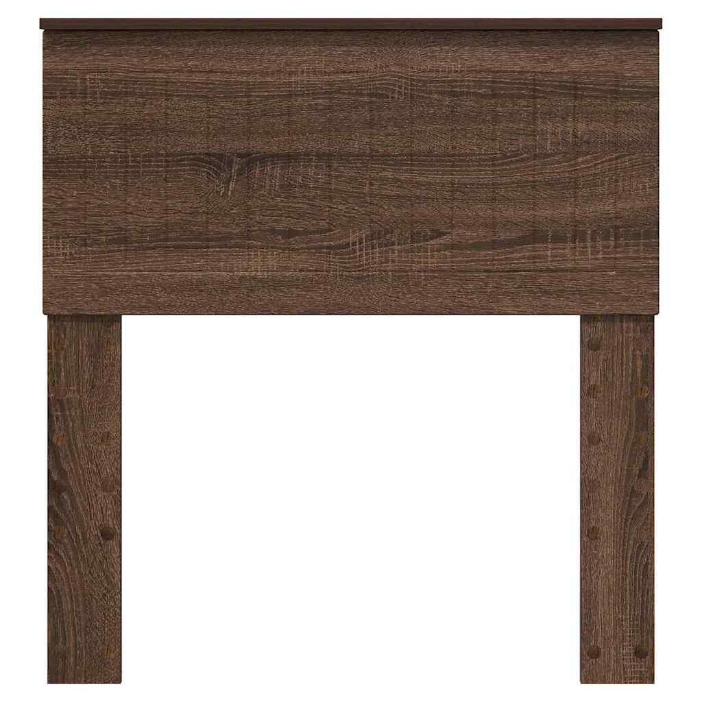 vidaXL Κεφαλάρι με κεφαλάρι Καφέ δρυς 80 cm Επεξεργασμένο ξύλο