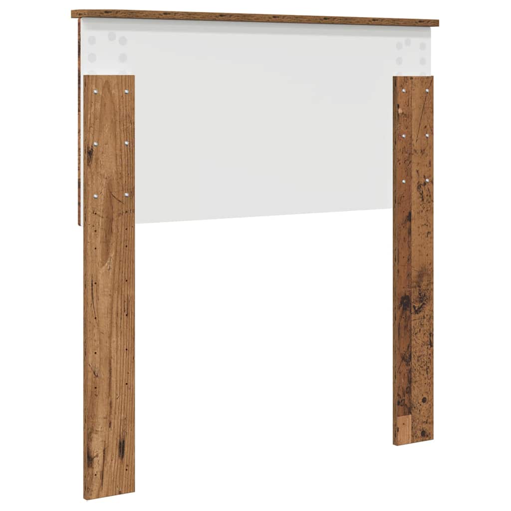 vidaXL Κεφαλάρι με κεφαλάρι Παλιό Ξύλο 80 cm Επεξεργασμένο ξύλο