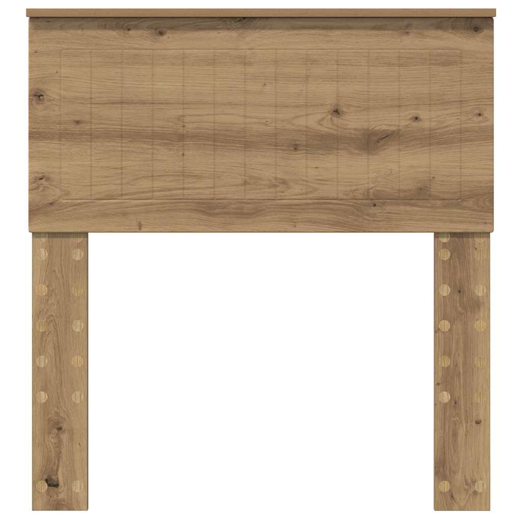 vidaXL Κεφαλάρι με κεφαλάρι Artisan Oak 80 cm Επεξεργασμένο ξύλο