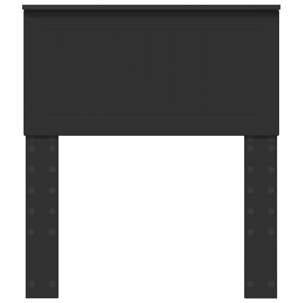 vidaXL Κεφαλάρι με κεφαλάρι Μαύρη Οξυά 75 cm Επεξεργασμένο ξύλο