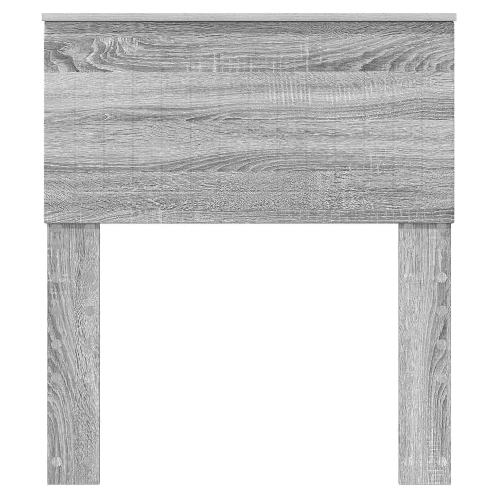 vidaXL Κεφαλάρι με κεφαλάρι Γκρίζο Σονομα 75 cm Επεξεργασμένο ξύλο