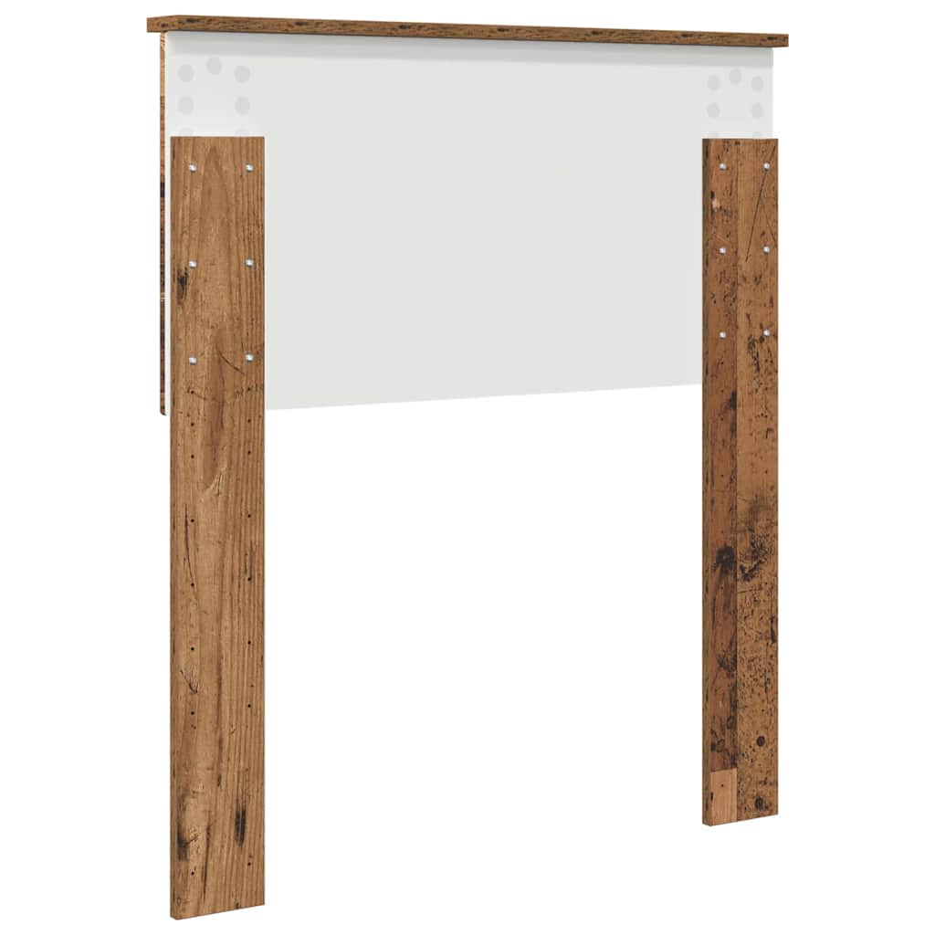 vidaXL Κεφαλάρι με κεφαλάρι Παλιό Ξύλο 75 cm Επεξεργασμένο ξύλο