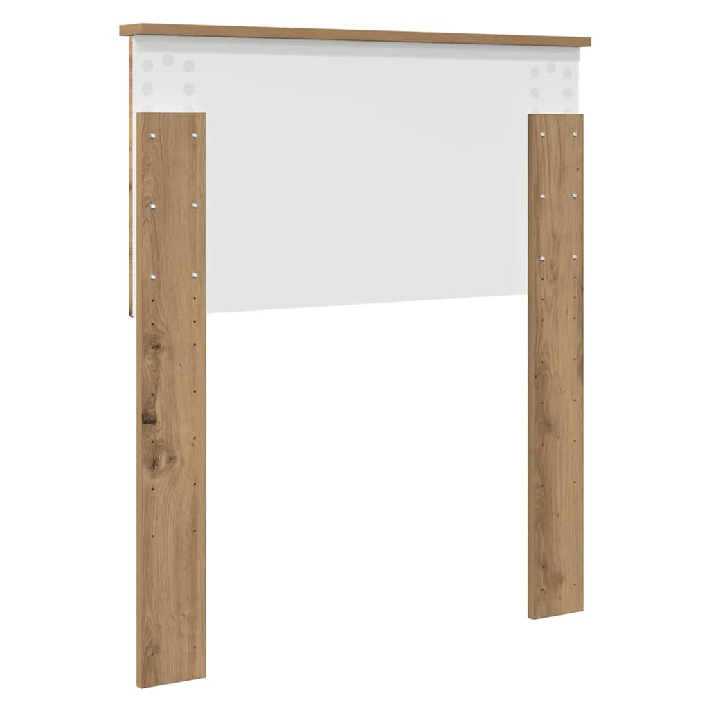 vidaXL Κεφαλάρι με κεφαλάρι Artisan Oak 75 cm Επεξεργασμένο ξύλο