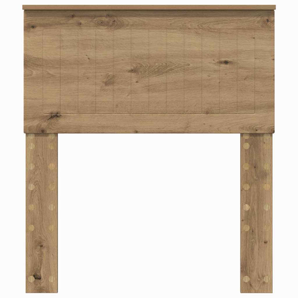 vidaXL Κεφαλάρι με κεφαλάρι Artisan Oak 75 cm Επεξεργασμένο ξύλο