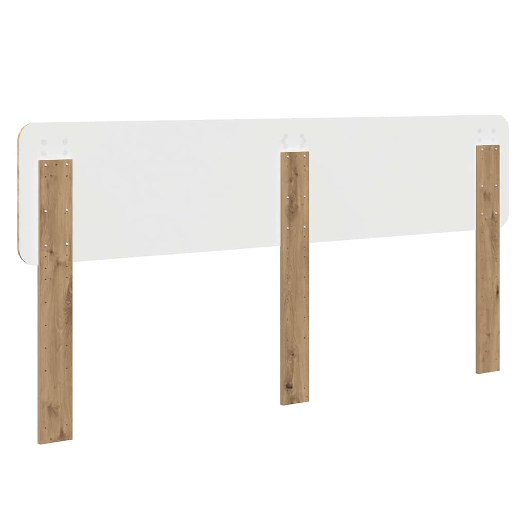 vidaXL Κεφαλάρι με κεφαλάρι Artisan Oak 200 cm Επεξεργασμένο ξύλο