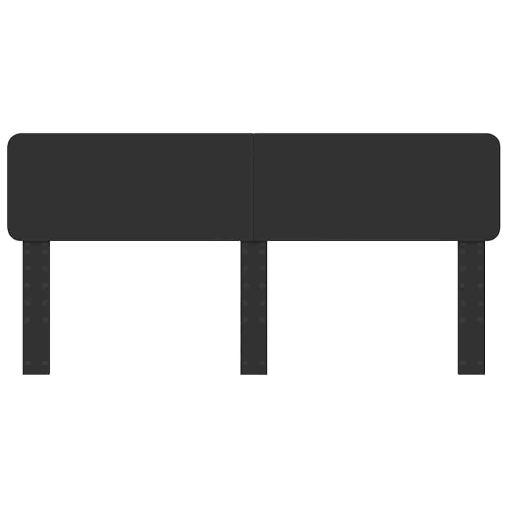 vidaXL Κεφαλάρι με κεφαλάρι Μαύρη Οξυά 180 cm Επεξεργασμένο ξύλο