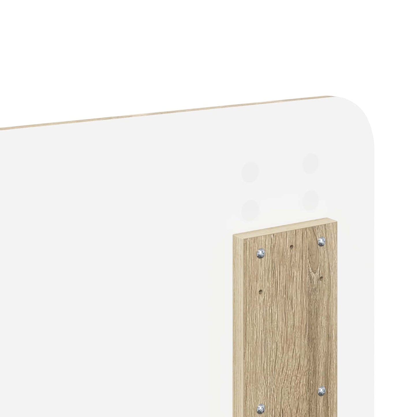 vidaXL Κεφαλάρι με κεφαλάρι Δρύς Sonoma 180 cm Επεξεργασμένο ξύλο