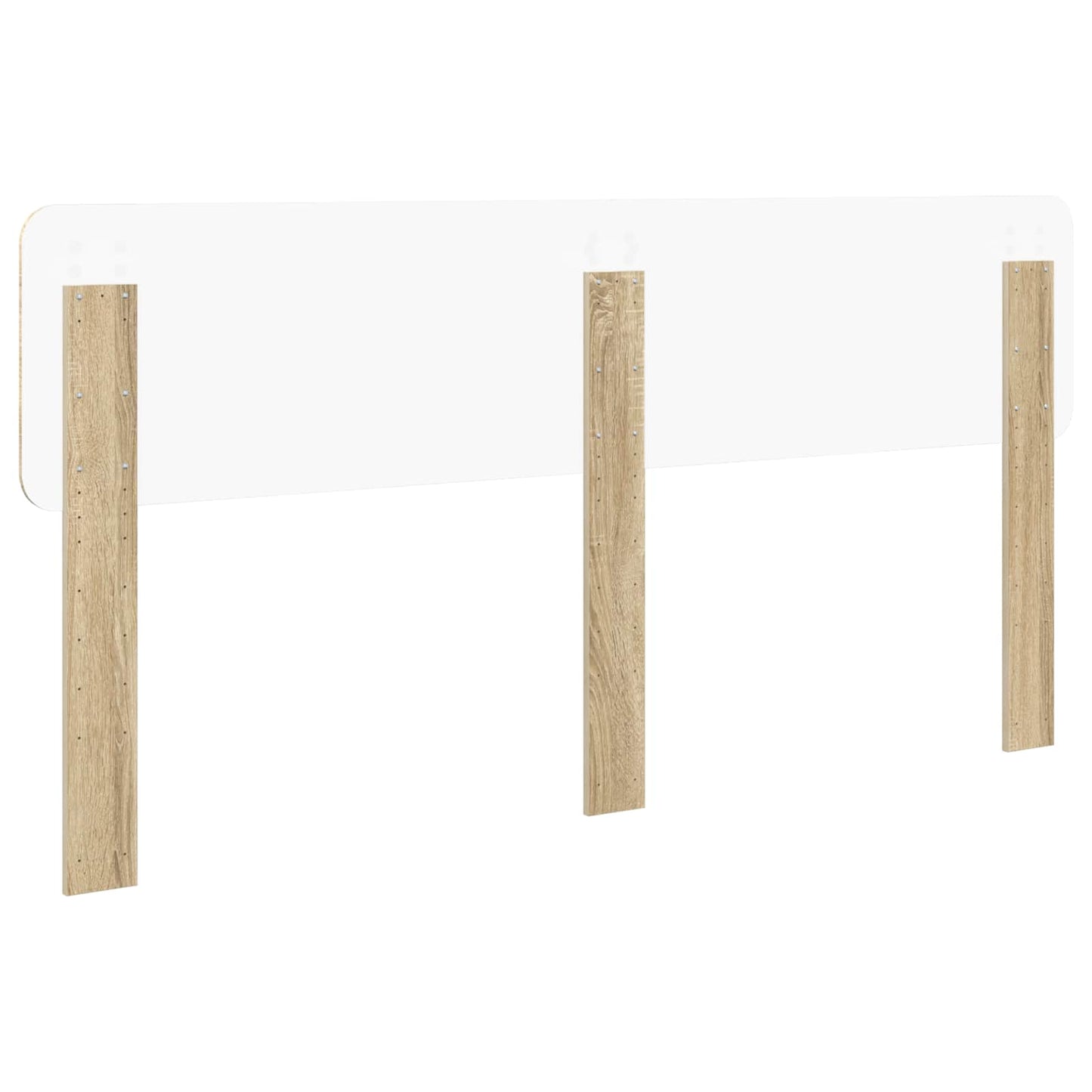 vidaXL Κεφαλάρι με κεφαλάρι Δρύς Sonoma 180 cm Επεξεργασμένο ξύλο
