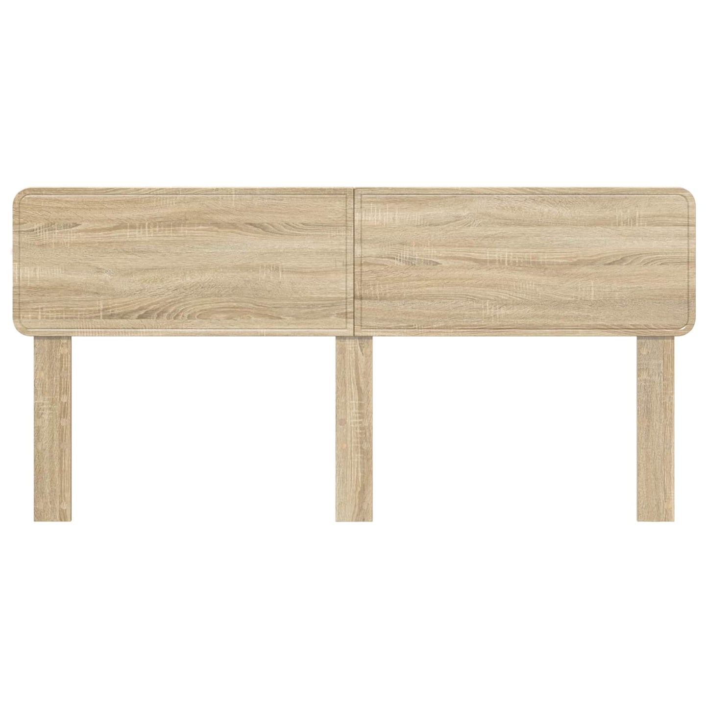 vidaXL Κεφαλάρι με κεφαλάρι Δρύς Sonoma 180 cm Επεξεργασμένο ξύλο