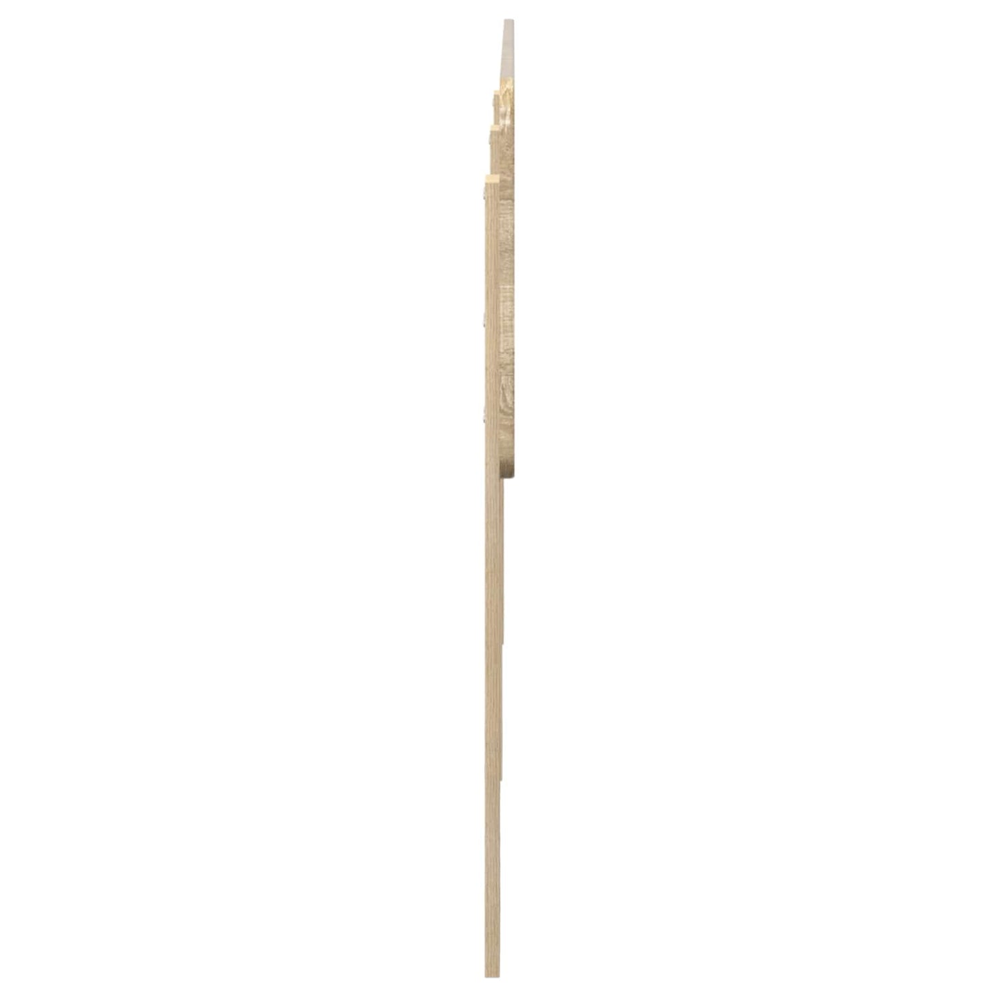 vidaXL Κεφαλάρι με κεφαλάρι Δρύς Sonoma 180 cm Επεξεργασμένο ξύλο