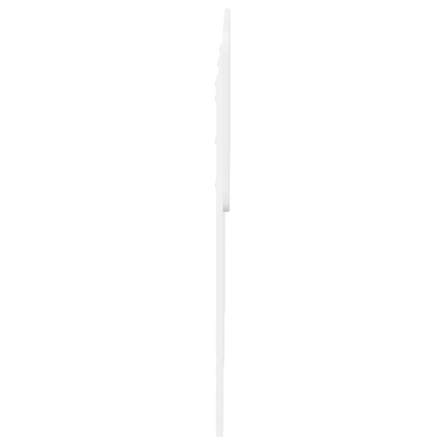 vidaXL Κεφαλάρι με κεφαλάρι Λευκό 160 cm Επεξεργασμένο ξύλο