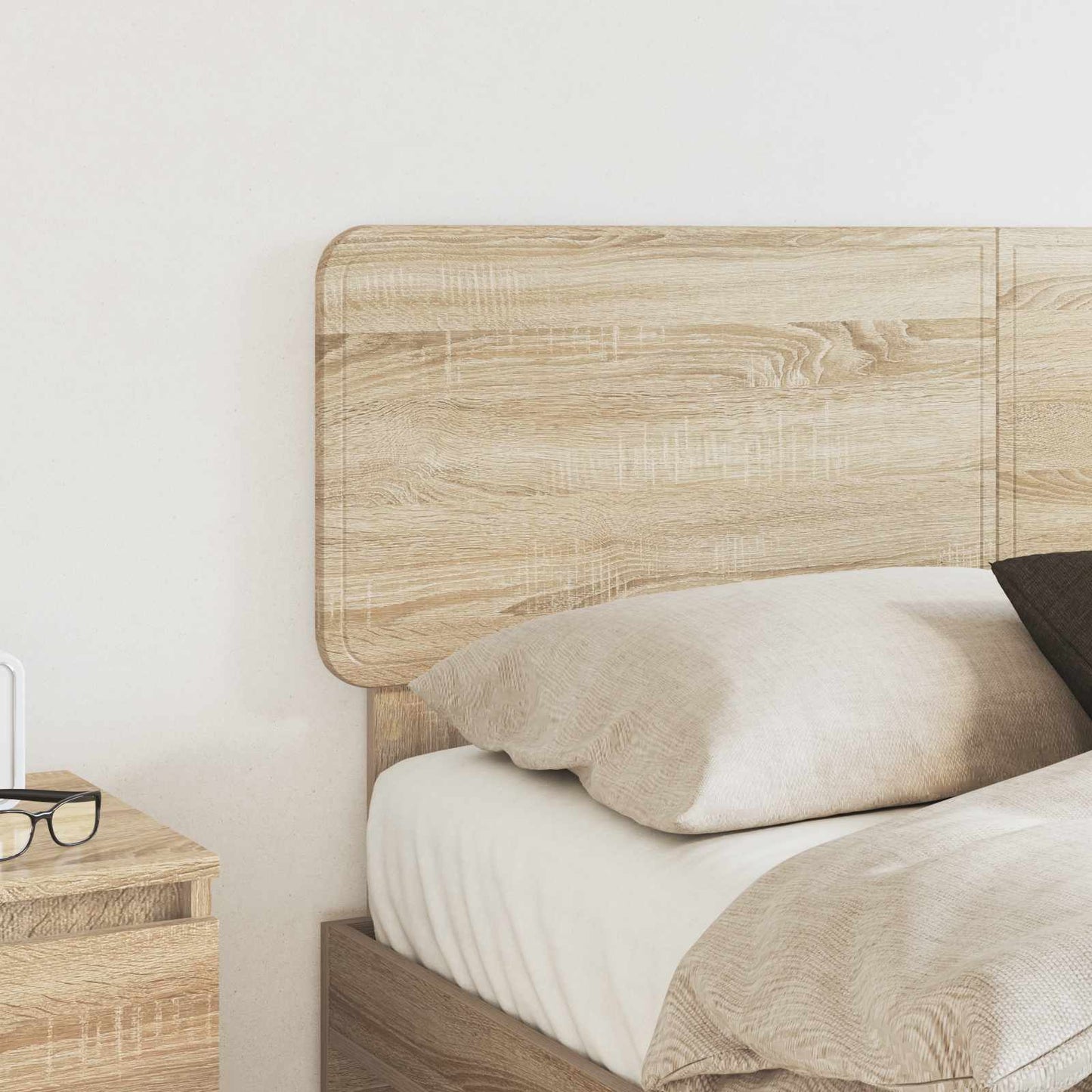 vidaXL Κεφαλάρι με κεφαλάρι Δρύς Sonoma 160 cm Επεξεργασμένο ξύλο