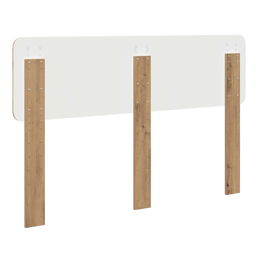 vidaXL Κεφαλάρι με κεφαλάρι Artisan Oak 160 cm Επεξεργασμένο ξύλο