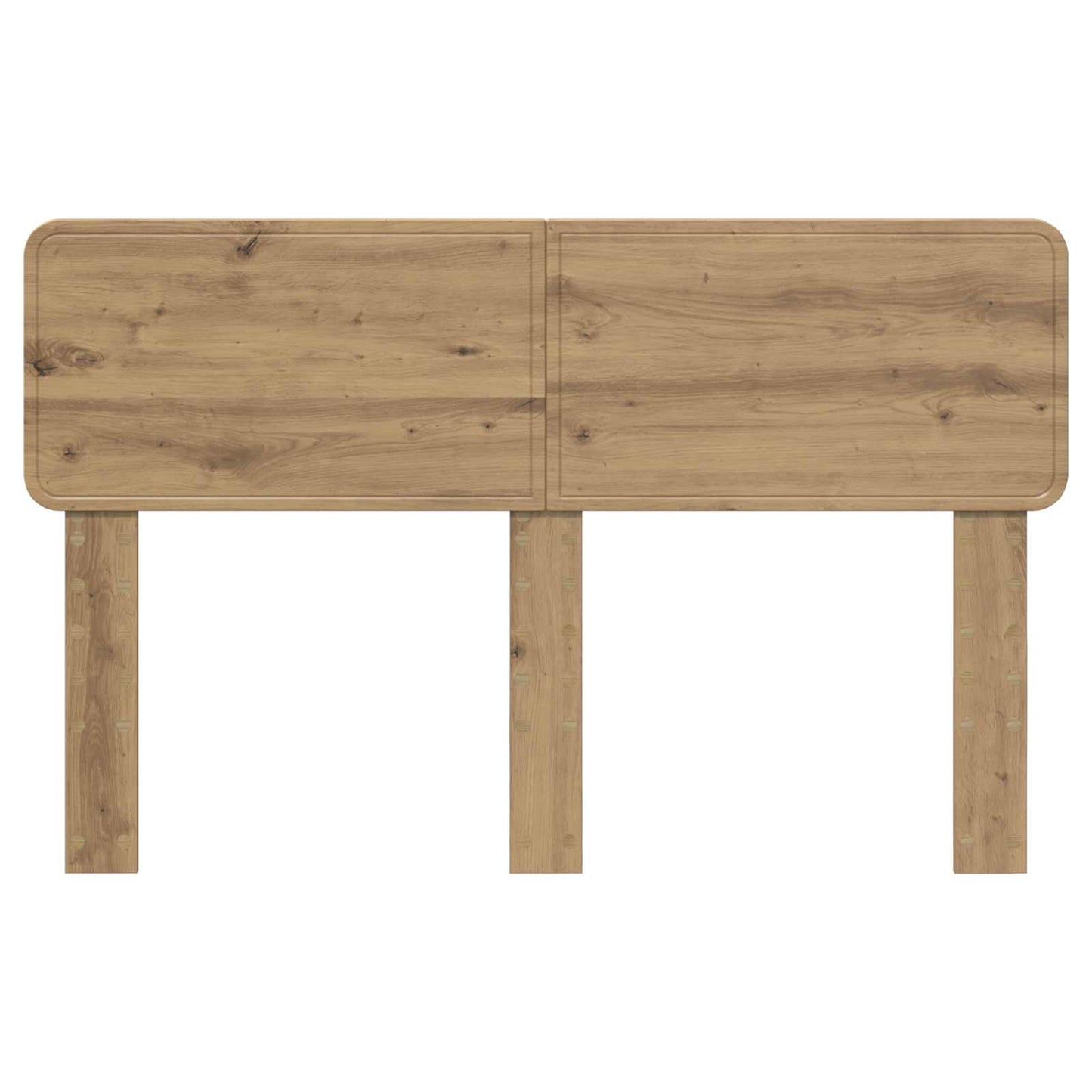 vidaXL Κεφαλάρι με κεφαλάρι Artisan Oak 160 cm Επεξεργασμένο ξύλο