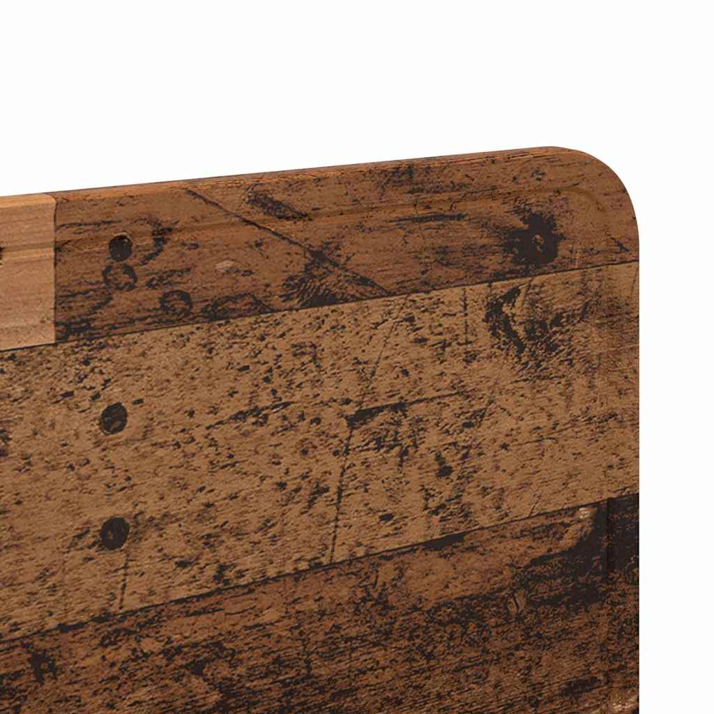 vidaXL Κεφαλάρι με κεφαλάρι Παλιό Ξύλο 135 cm Επεξεργασμένο ξύλο