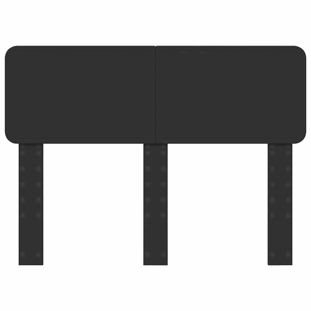 vidaXL Κεφαλάρι με κεφαλάρι Μαύρη Οξυά 120 cm Επεξεργασμένο ξύλο