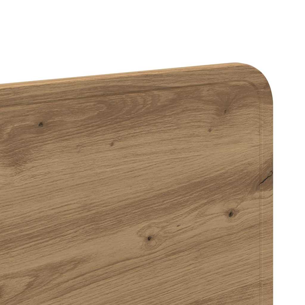 vidaXL Κεφαλάρι με κεφαλάρι Artisan Oak 120 cm Επεξεργασμένο ξύλο