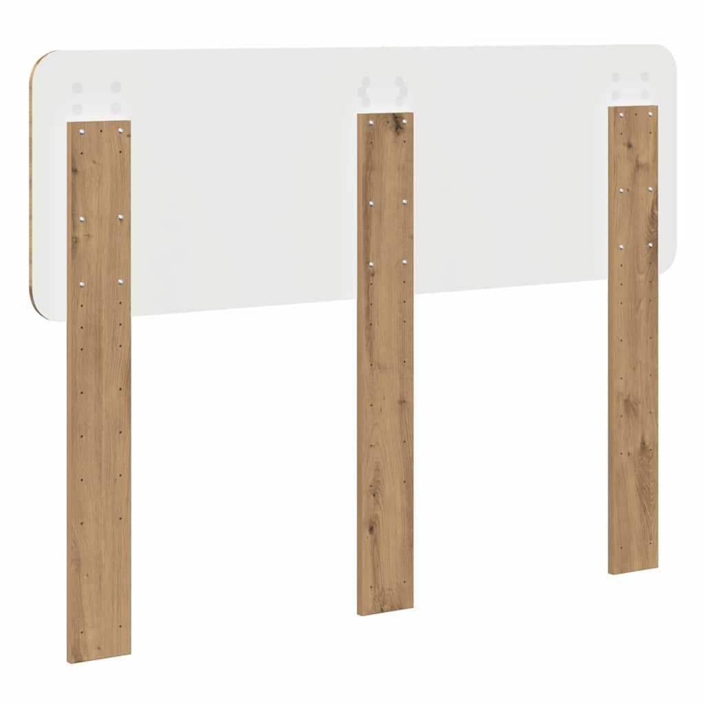 vidaXL Κεφαλάρι με κεφαλάρι Artisan Oak 120 cm Επεξεργασμένο ξύλο