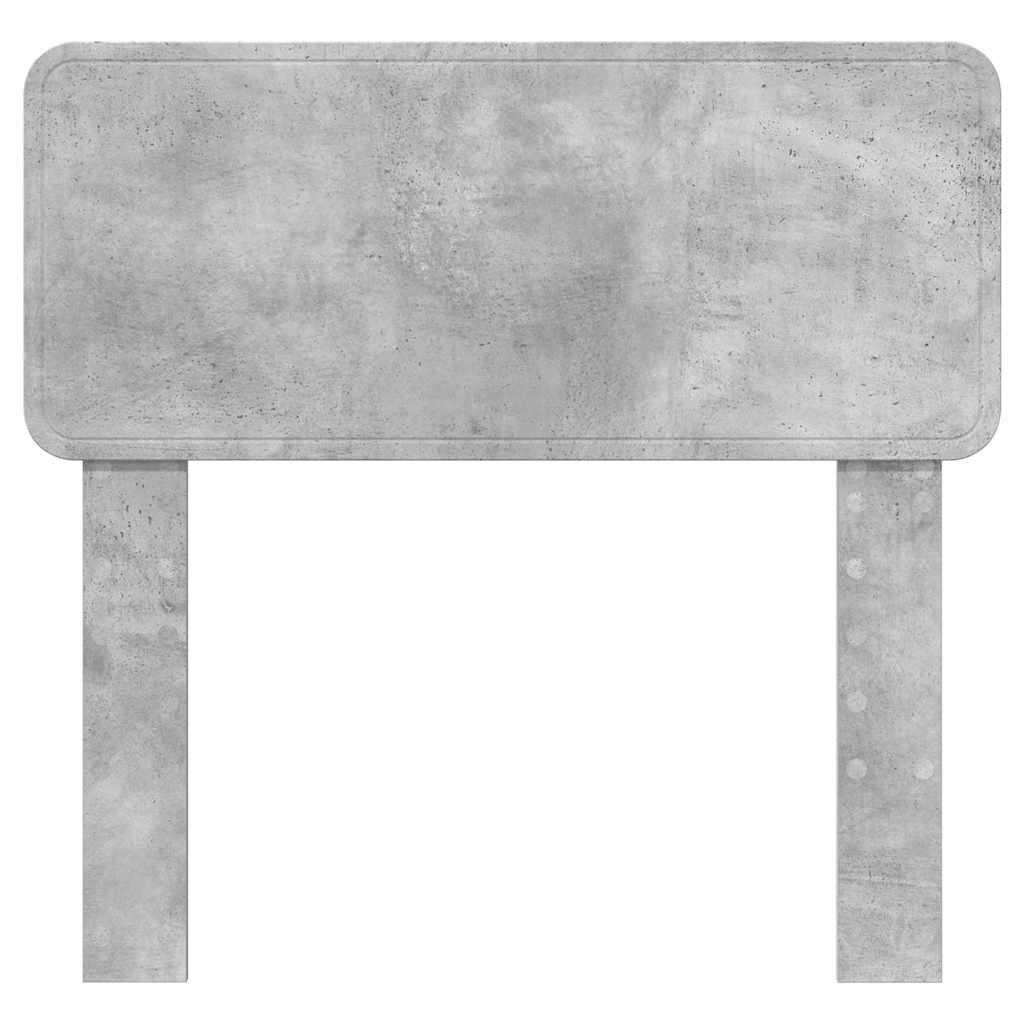 vidaXL Κεφαλάρι με κεφαλάρι Σκυρόδεμα Γκρι 90 cm Επεξεργασμένο ξύλο