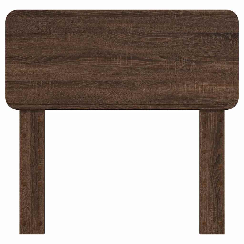 vidaXL Κεφαλάρι με κεφαλάρι Καφέ δρυς 90 cm Επεξεργασμένο ξύλο