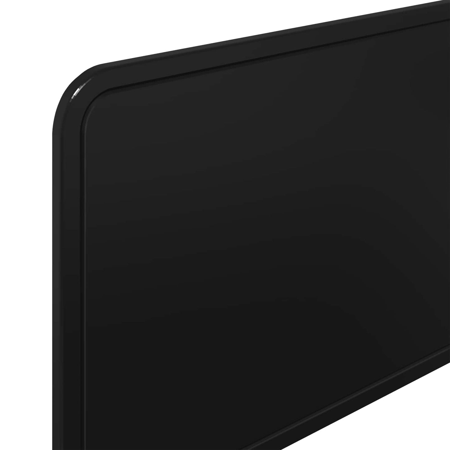 vidaXL Κεφαλάρι με κεφαλάρι Μαύρη Οξυά 80 cm Επεξεργασμένο ξύλο