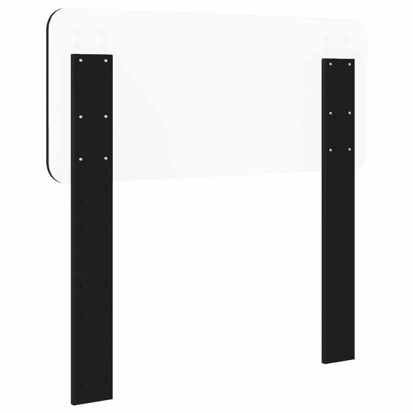 vidaXL Κεφαλάρι με κεφαλάρι Μαύρη Οξυά 80 cm Επεξεργασμένο ξύλο