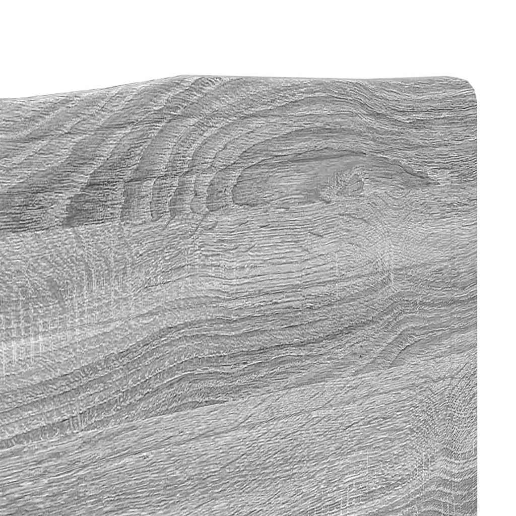 vidaXL Κεφαλάρι με κεφαλάρι Γκρίζο Σονομα 200 cm Επεξεργασμένο ξύλο