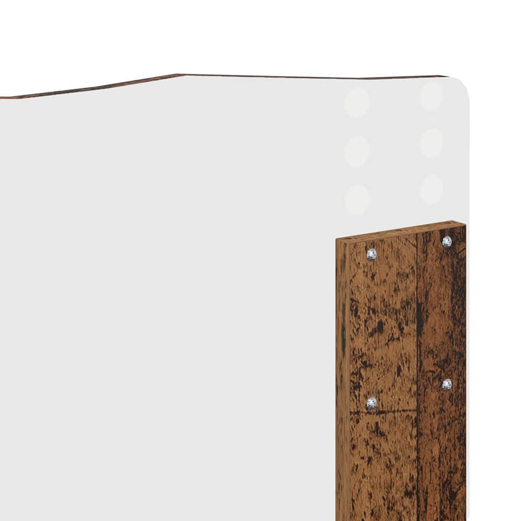 vidaXL Κεφαλάρι με κεφαλάρι Παλιό Ξύλο 200 cm Επεξεργασμένο ξύλο