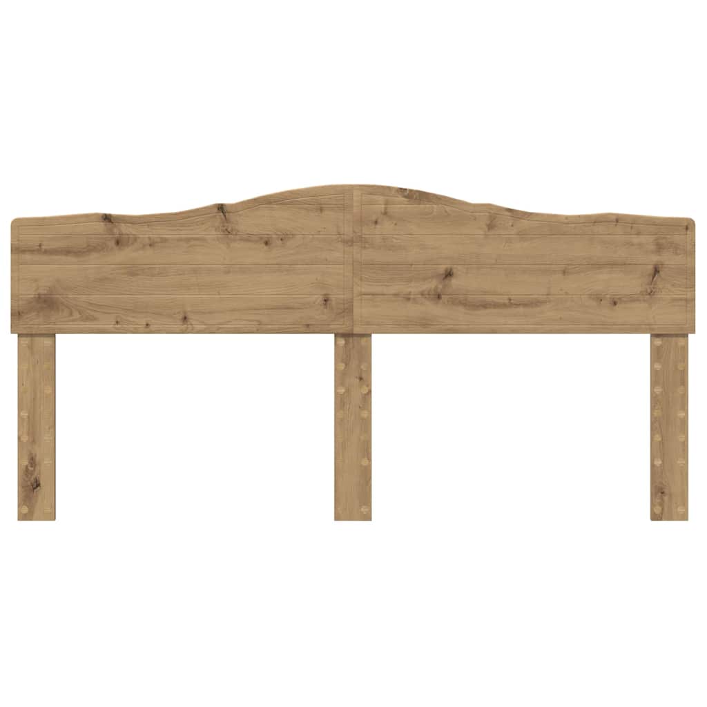 vidaXL Κεφαλάρι με κεφαλάρι Artisan Oak 200 cm Επεξεργασμένο ξύλο