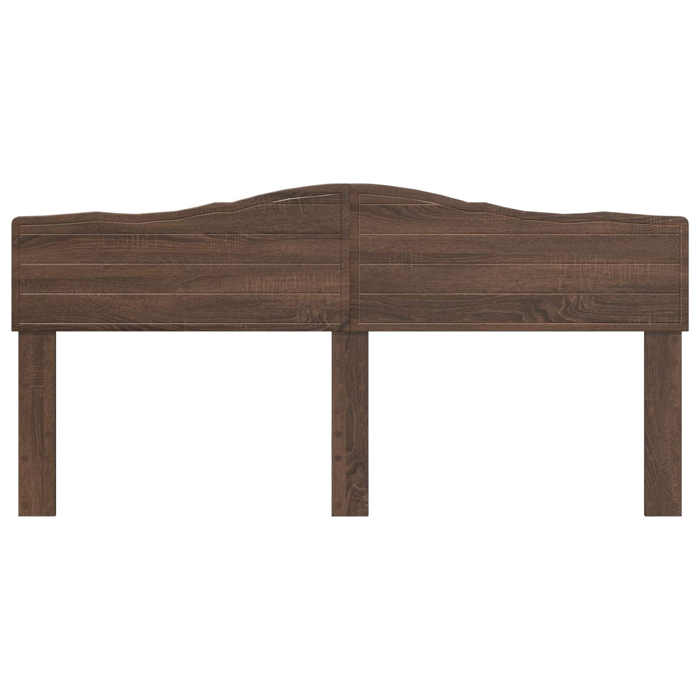 vidaXL Κεφαλάρι με κεφαλάρι Καφέ δρυς 180 cm Επεξεργασμένο ξύλο