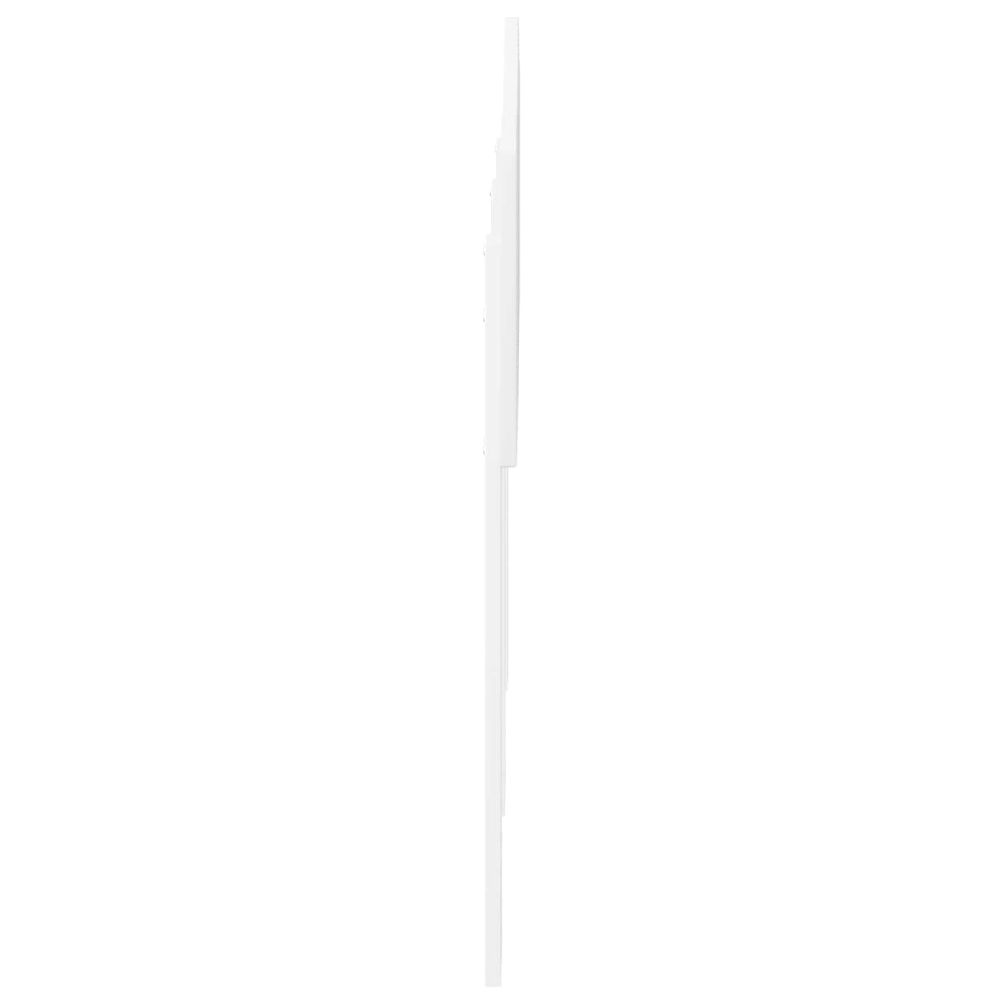 vidaXL Κεφαλάρι με κεφαλάρι Λευκό 140 cm Επεξεργασμένο ξύλο