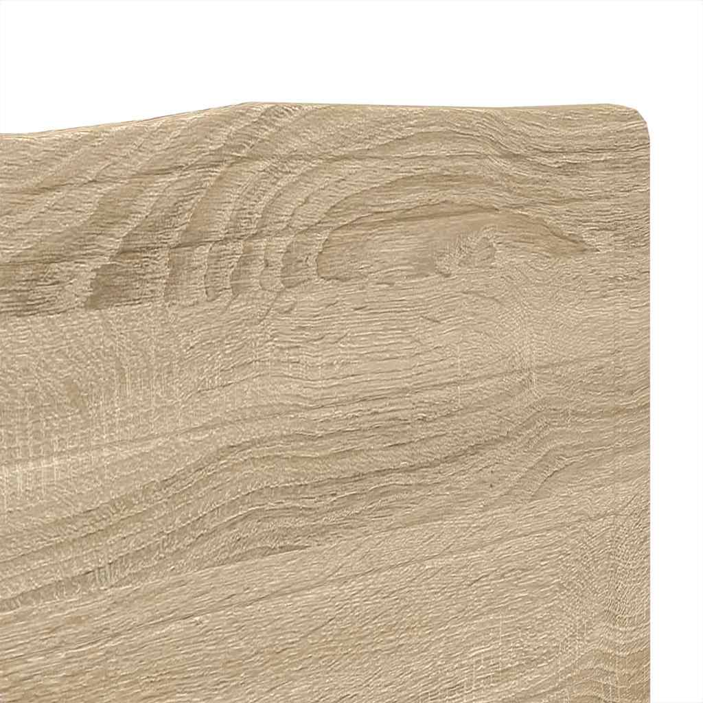 vidaXL Κεφαλάρι με κεφαλάρι Δρύς Sonoma 140 cm Επεξεργασμένο ξύλο