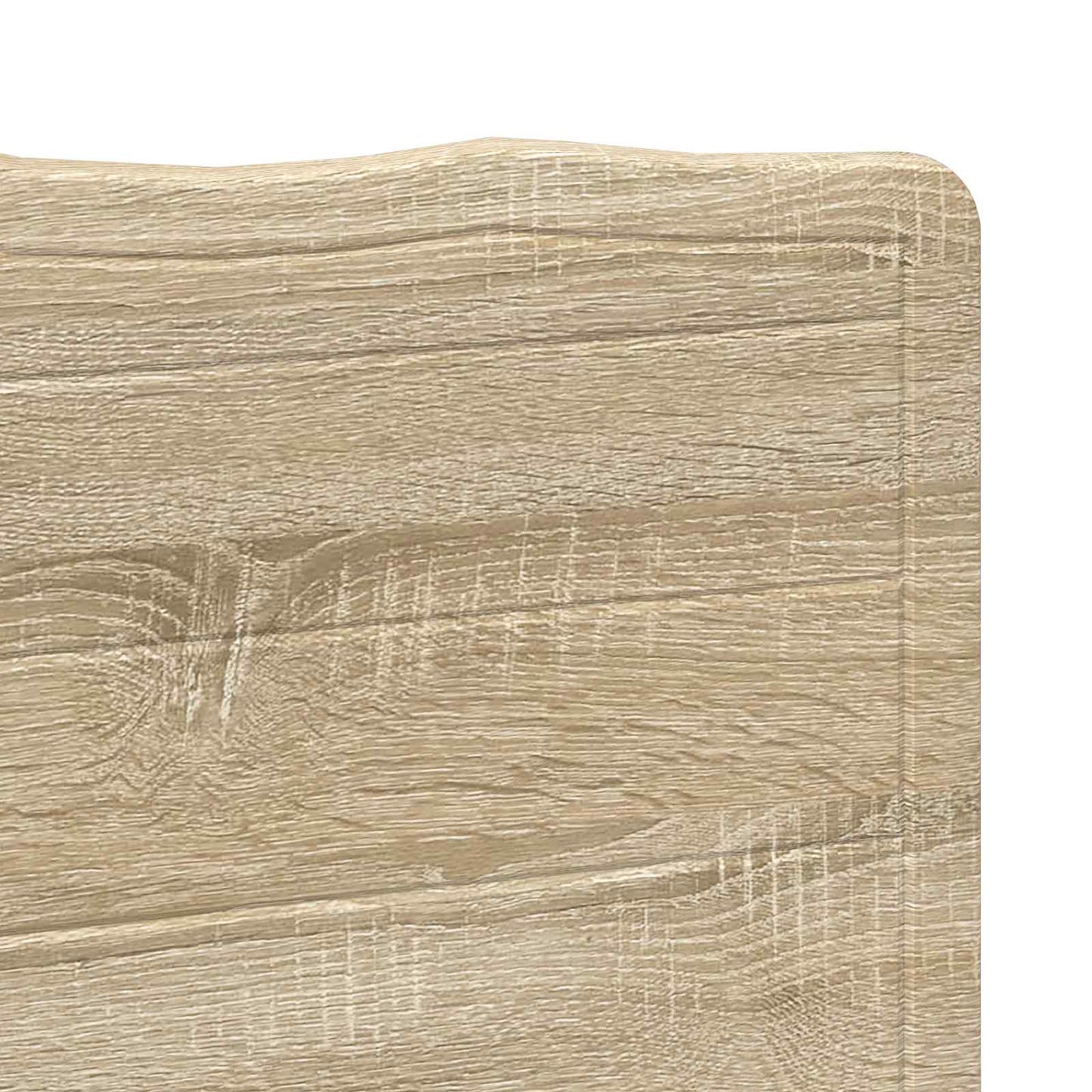 vidaXL Κεφαλάρι με κεφαλάρι Δρύς Sonoma 135 cm Επεξεργασμένο ξύλο