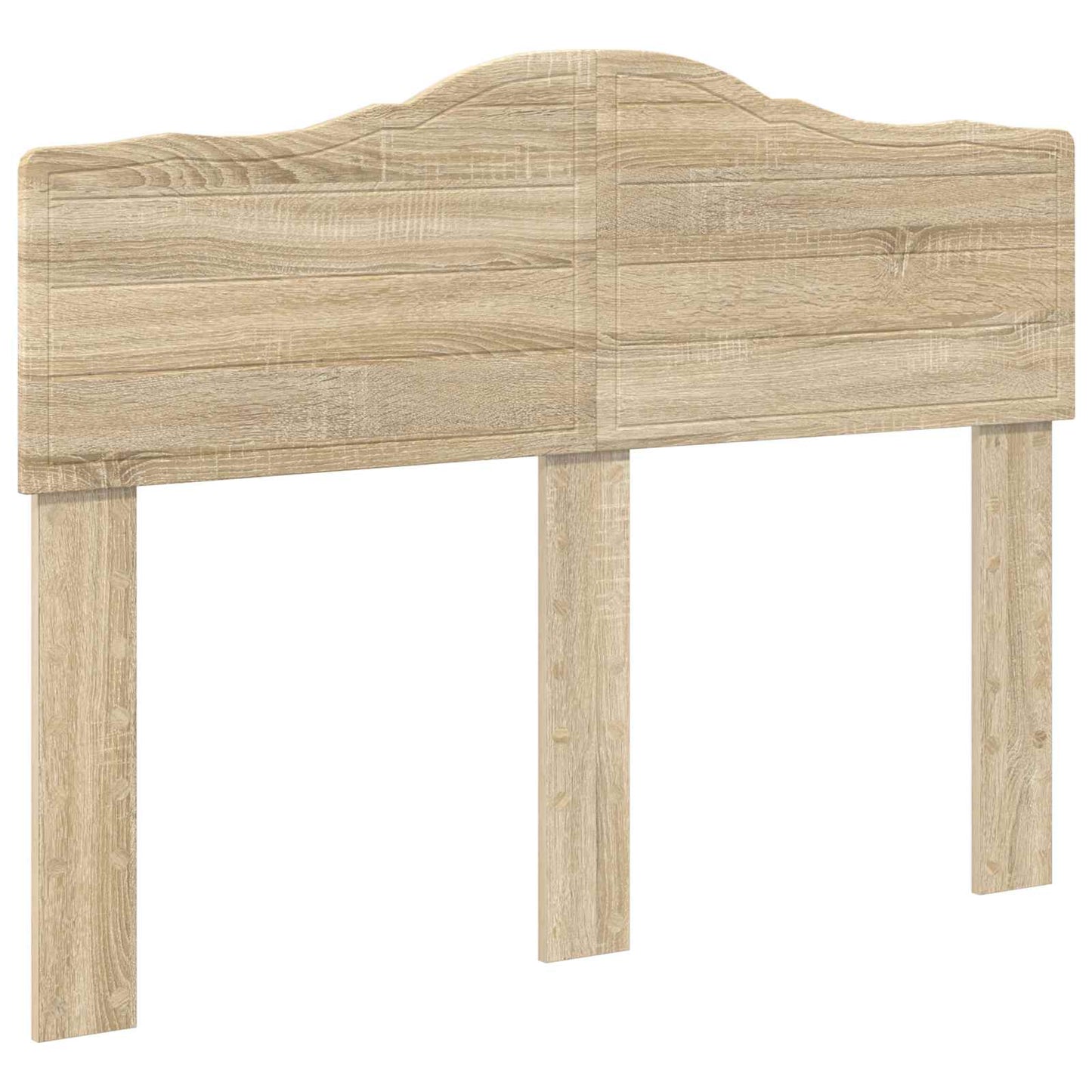 vidaXL Κεφαλάρι με κεφαλάρι Δρύς Sonoma 135 cm Επεξεργασμένο ξύλο